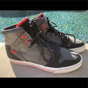 Supra Ftwr Co Vaider Style Black/Red Sz8